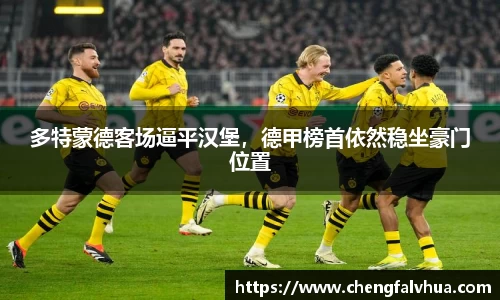 多特蒙德客场逼平汉堡，德甲榜首依然稳坐豪门位置