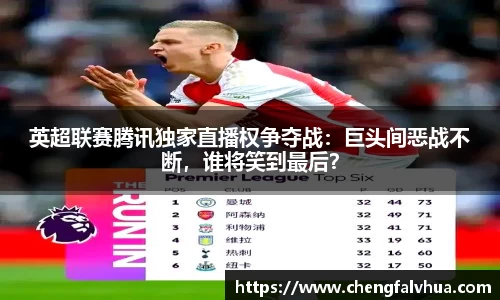英超联赛腾讯独家直播权争夺战：巨头间恶战不断，谁将笑到最后？